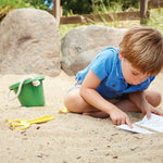 Green Bucket Sand Set, Made From 100% Recycled Plastic