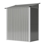 5 X 3ft Metal Garden Storage Shed With Lockable Door | Light Grey