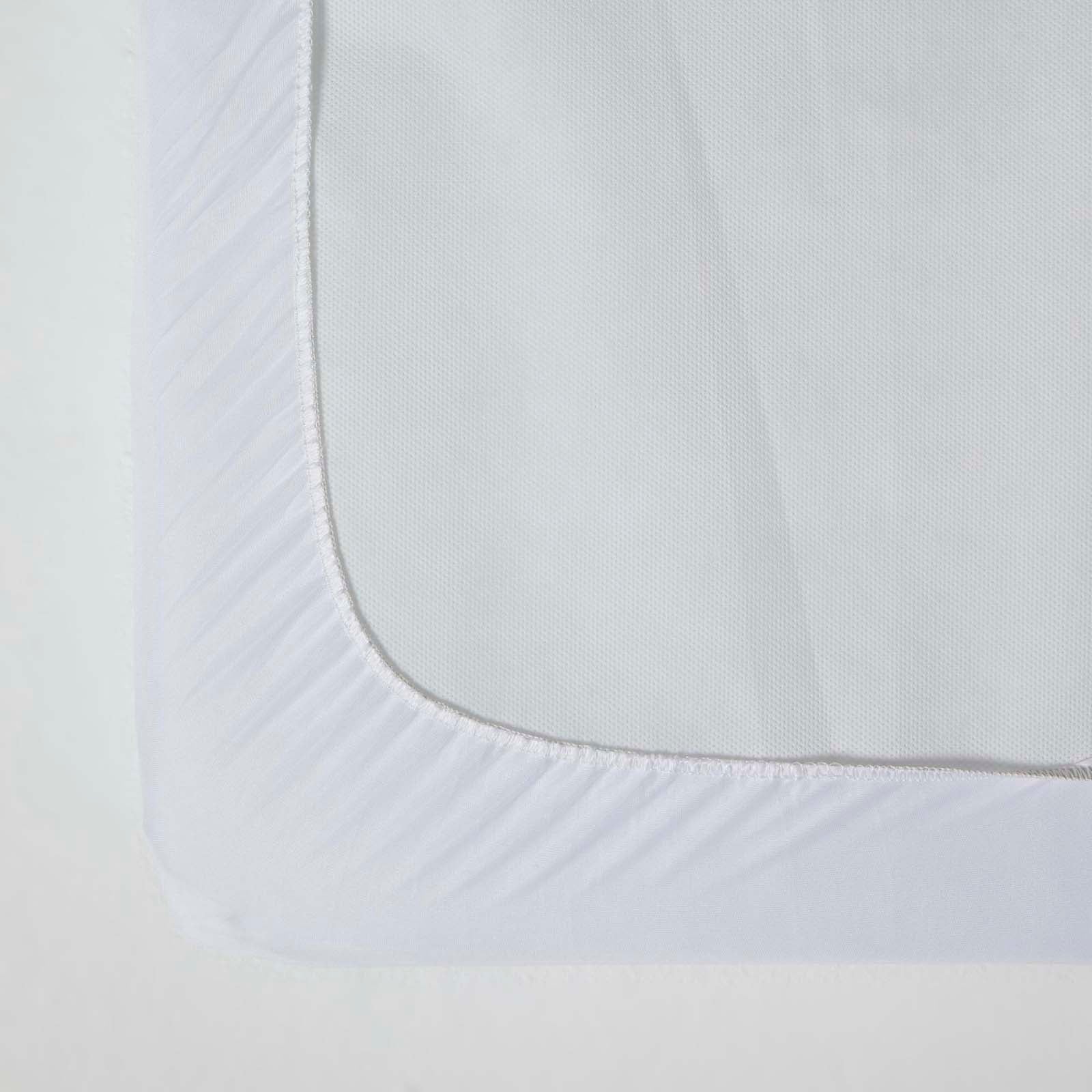Cot Bed Quilted Waterproof Mattress Protector, Pack Of 2 | 70 x 140cm | White