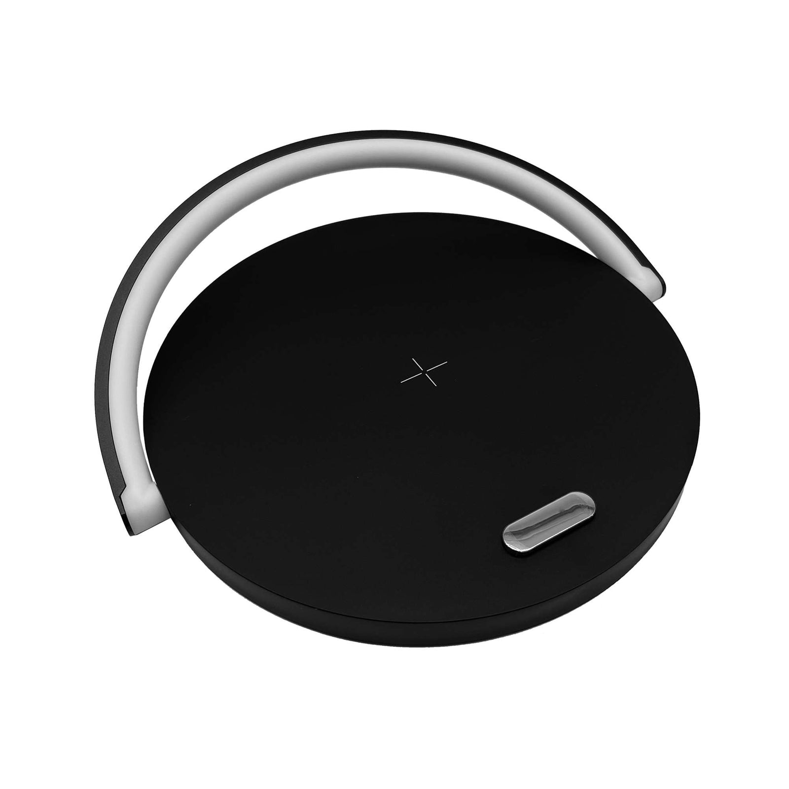 Touch Control Bedside Lamp With Built-in Wireless Charging | Black