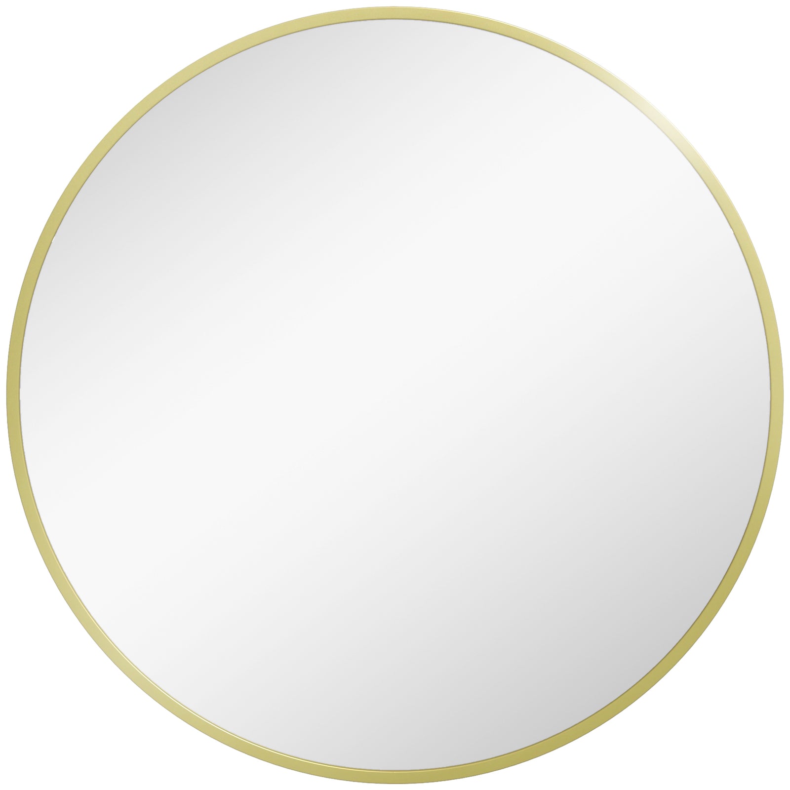 60x60/70x70cm Round Bathroom Mirror Modern Wall Mirror | Medium | Gold
