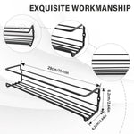 Set Of 4 Wall-mounted Spice Racks
