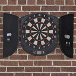 Electronic Dartboard 26 Games, 6 Darts Storage Cabinet