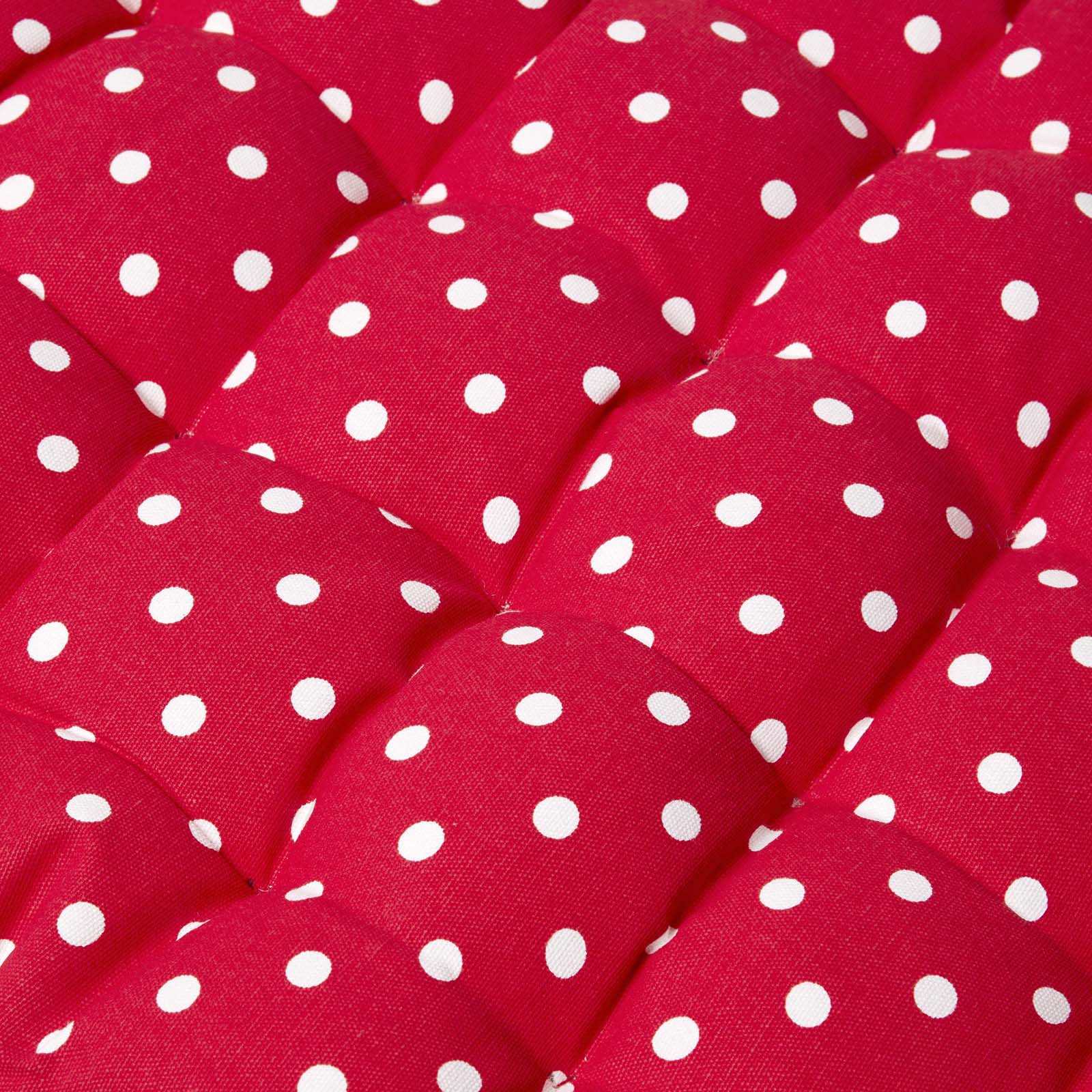 Red Polka Dot Bench Cushion 2 & 3 Seater | 3 | Red