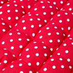 Red Polka Dot Bench Cushion 2 & 3 Seater | 2 | Red