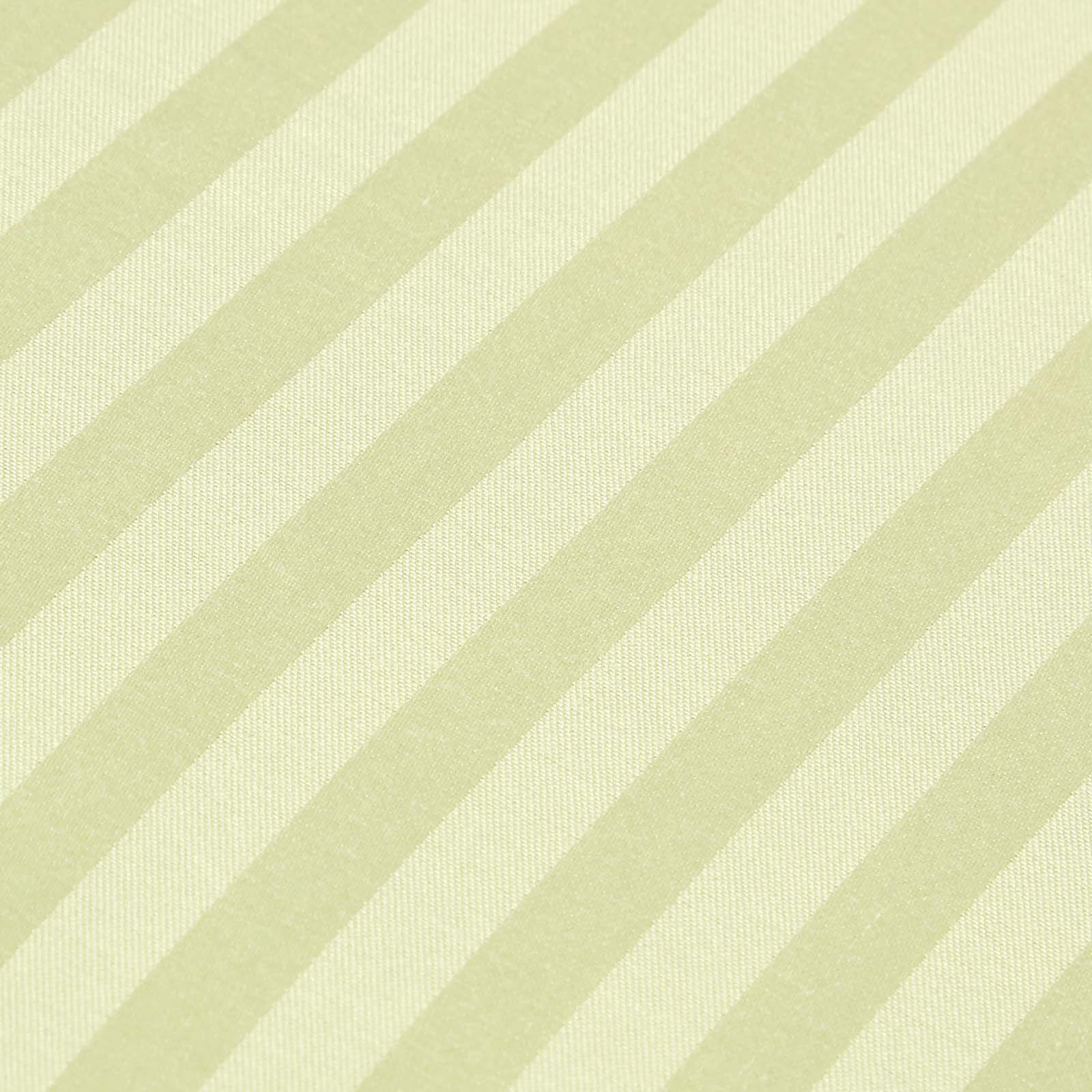 Egyptian Cotton Satin Stripe Flat Sheet 330 Tc | Single | Sage Green