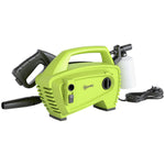 1600w Power Washer 130 Bar Pressure Washer 6m Hose, Nozzle, Green