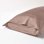 Organic Cotton Oxford Pillowcase 400 Tc | 48 x 74cm | Brown
