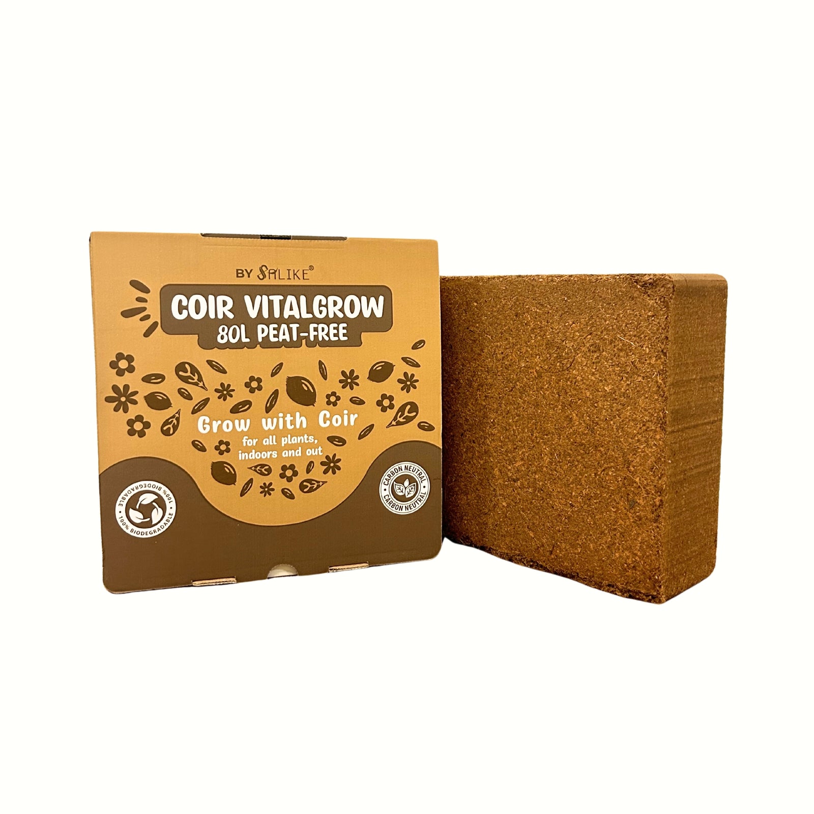 80l Coir Vital Grow Potting Mix (compost) | Coir Soil Potting Mix | Coconut Fibre Reptile, Vivarium Substrate Bedding - Coir Potting Mix