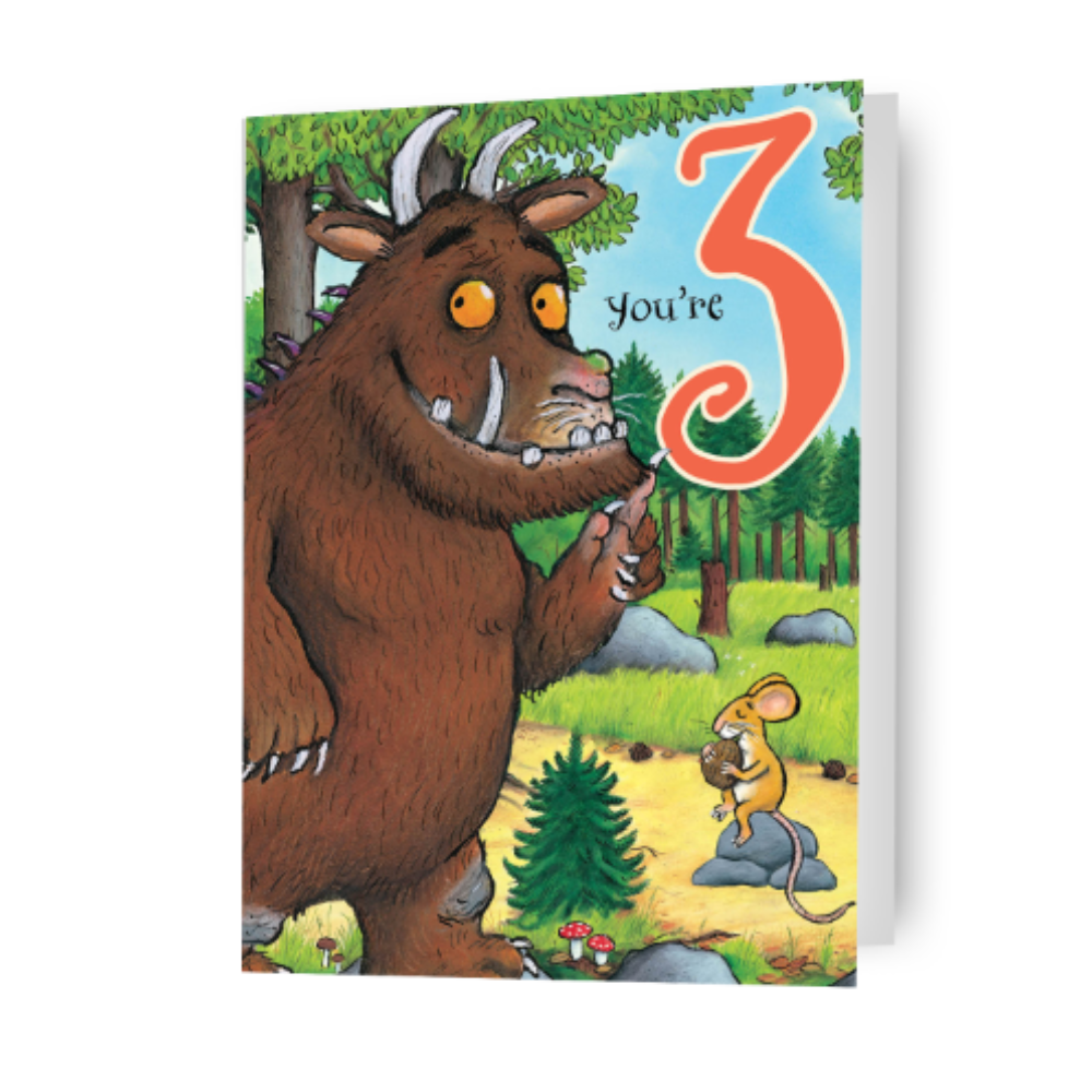 Age 3 Birthday Card Official Product