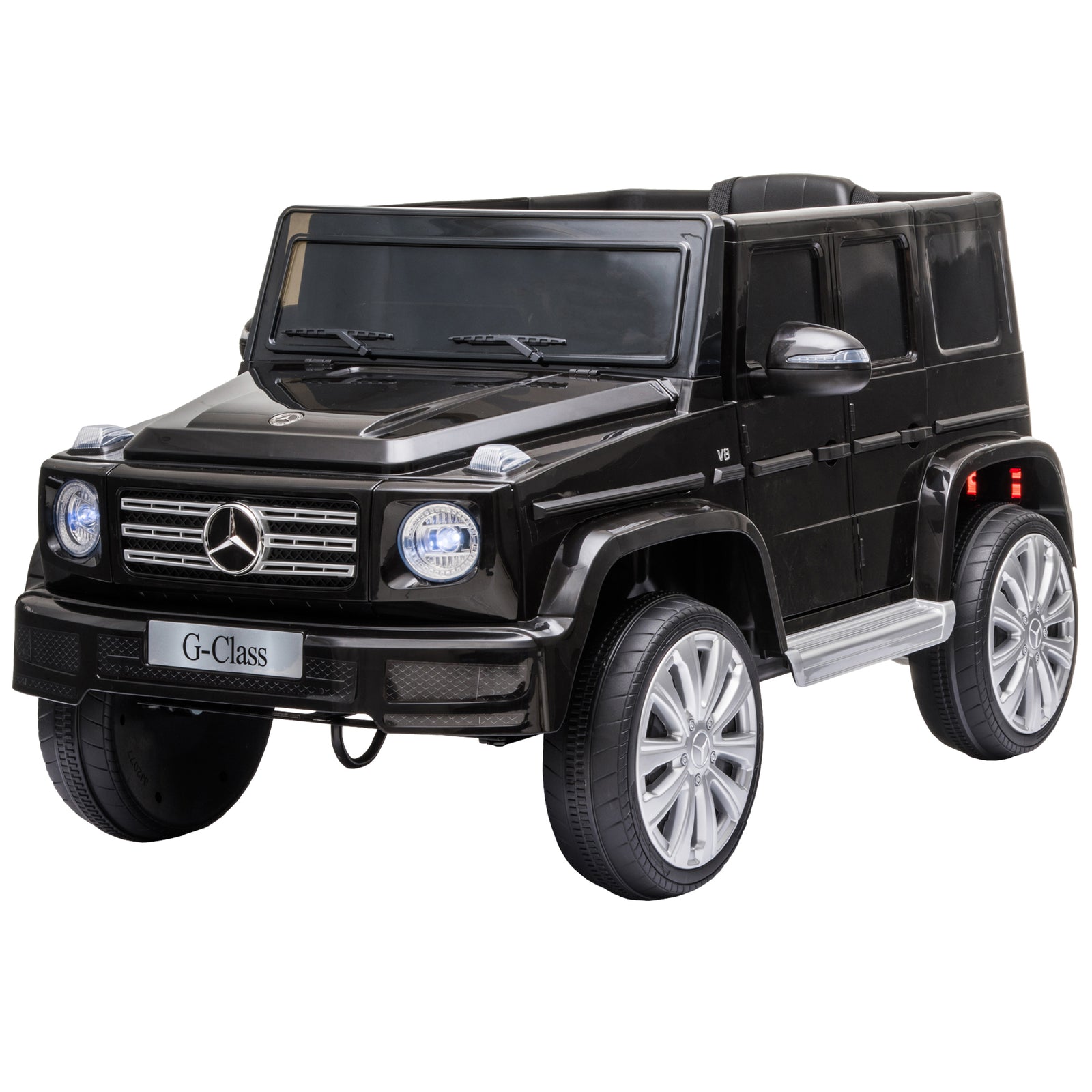 Mercedes Benz G500 12v Kids Electric Ride On Car W/ Remote Control | Black