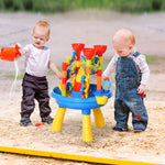 Water Table 30 Pcs Waterpark Beach Toy Set Outdoor Sand Activity Playset