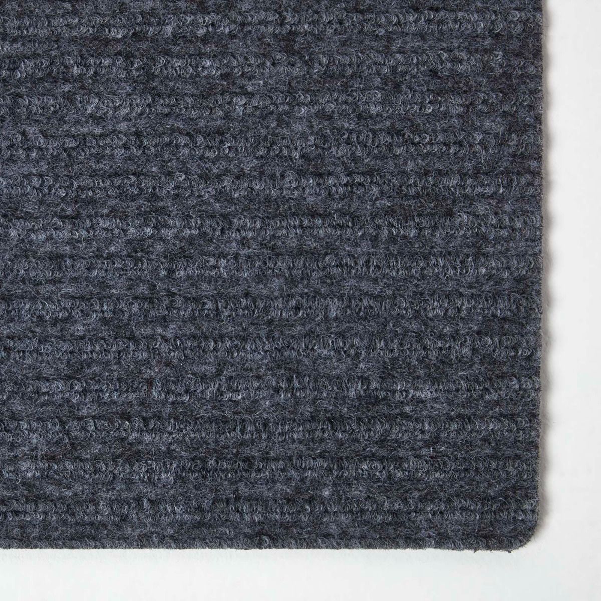 HOMESCAPES Set Of 3 Ribbed Door Mats, 40 X 60 Cm