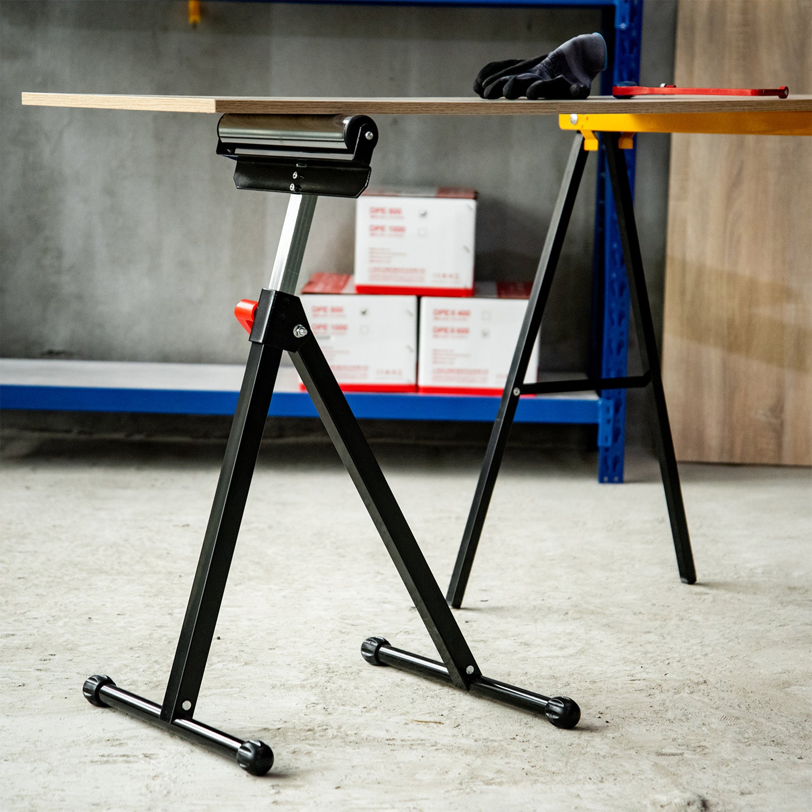 Roller Support Stand, Adjustable, Foldable