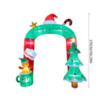 2.7m Christmas Blow-up Archway Inflatable Model Decoration