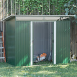 Garden Shed Outdoor Storage Tool Organizer With Double Door | Medium | Green
