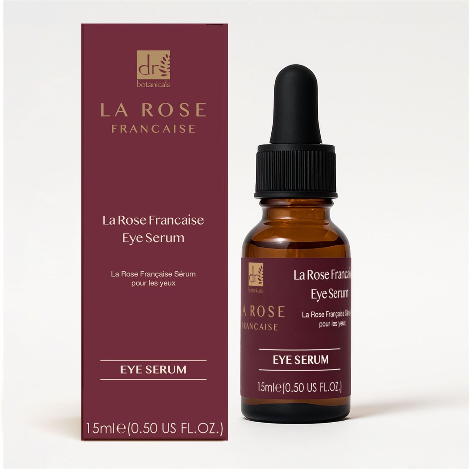 La Rose Francaise Anti-ageing Eye Serum 15ml For Hydration And Soothing
