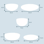 Nordic Stoneware Dinner Set | Set of 20 | Grey