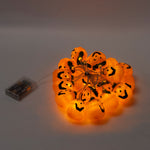 Halloween Pumpkin Battery Powered Led String Lights