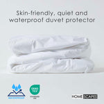 Polypropylene Waterproof Duvet Protector | King | White