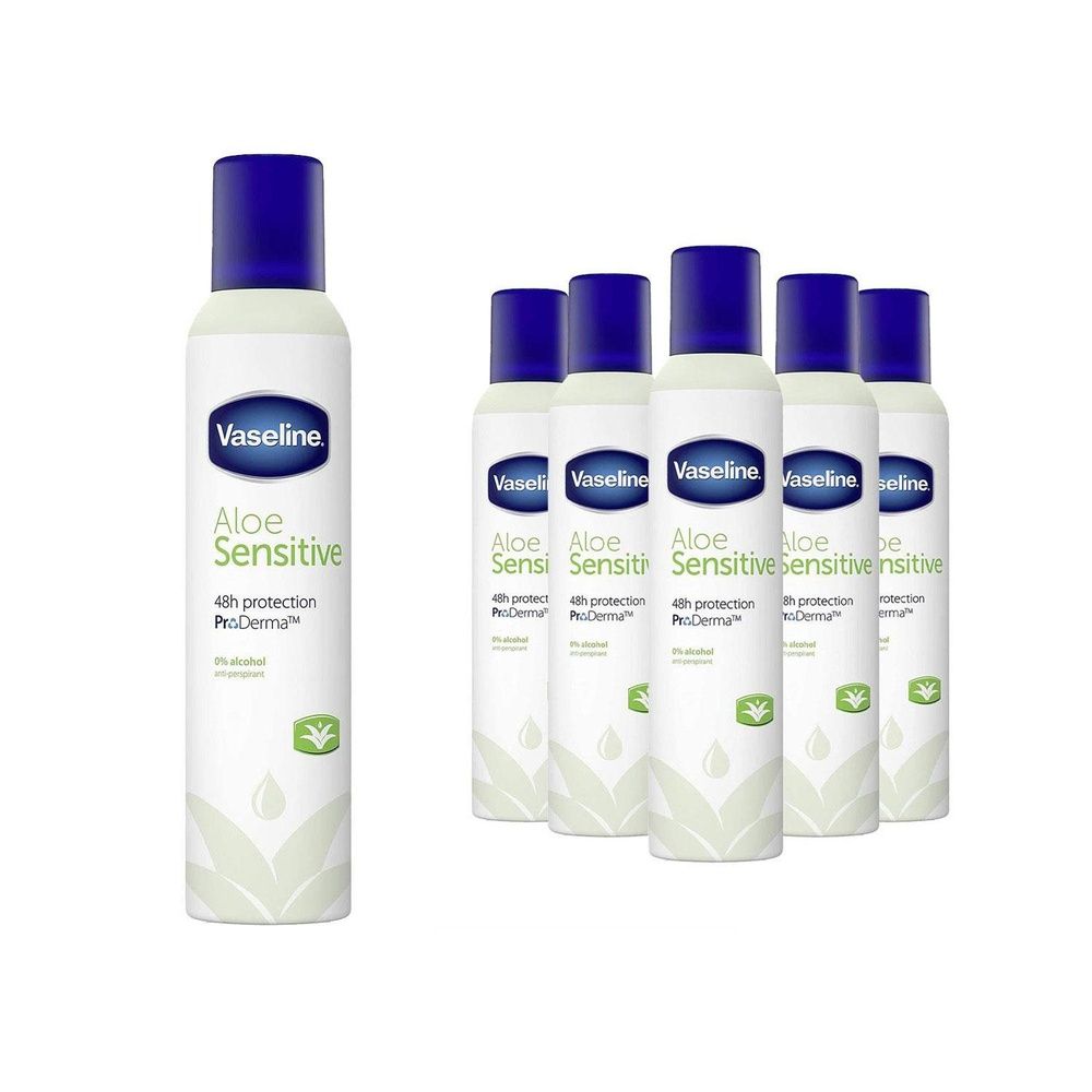Proderma Aloe Sensitive Anti Perspirant Deodorant For Women, 6x250ml