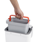 Kitchen Compost Bin Hanging Trash Can | White