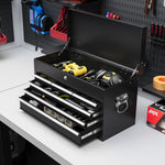 6 Drawer Tool Chest, Lockable, Portable | Black