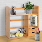 Desk Organiser Desktop 180 Degree Rotatable 2 Drawers