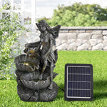 Fairy Solar Resin Water Fountain
