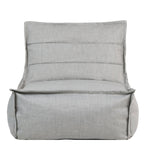 Dolce Indoor Outdoor Bean Bag Lounger Patio Chairs, Grey