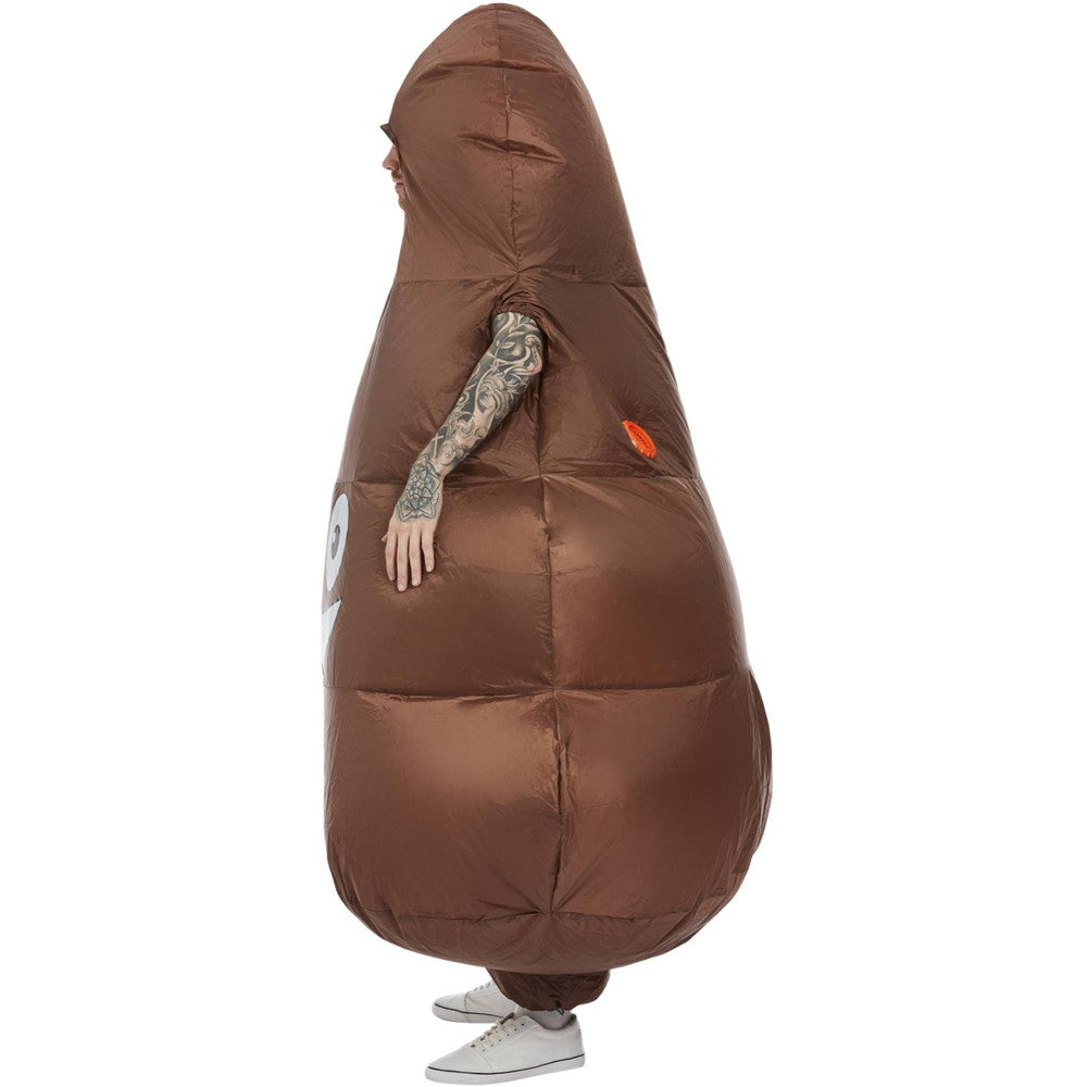Inflatable Poop Costume, Brown