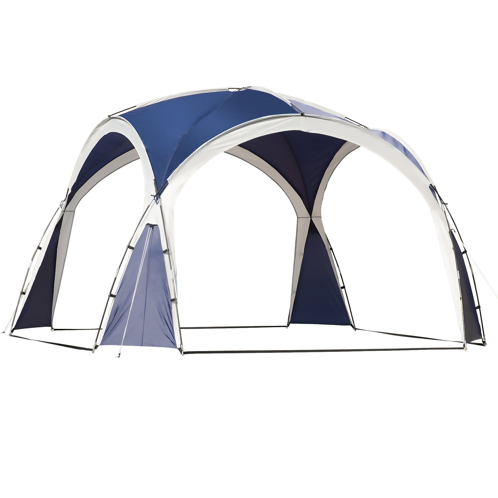 Outdoor Gazebo Event Dome Shelter Party Tent For Garden 3.5 x 3.5m | Blue