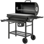 Charcoal Bbq With Foldable Shelf