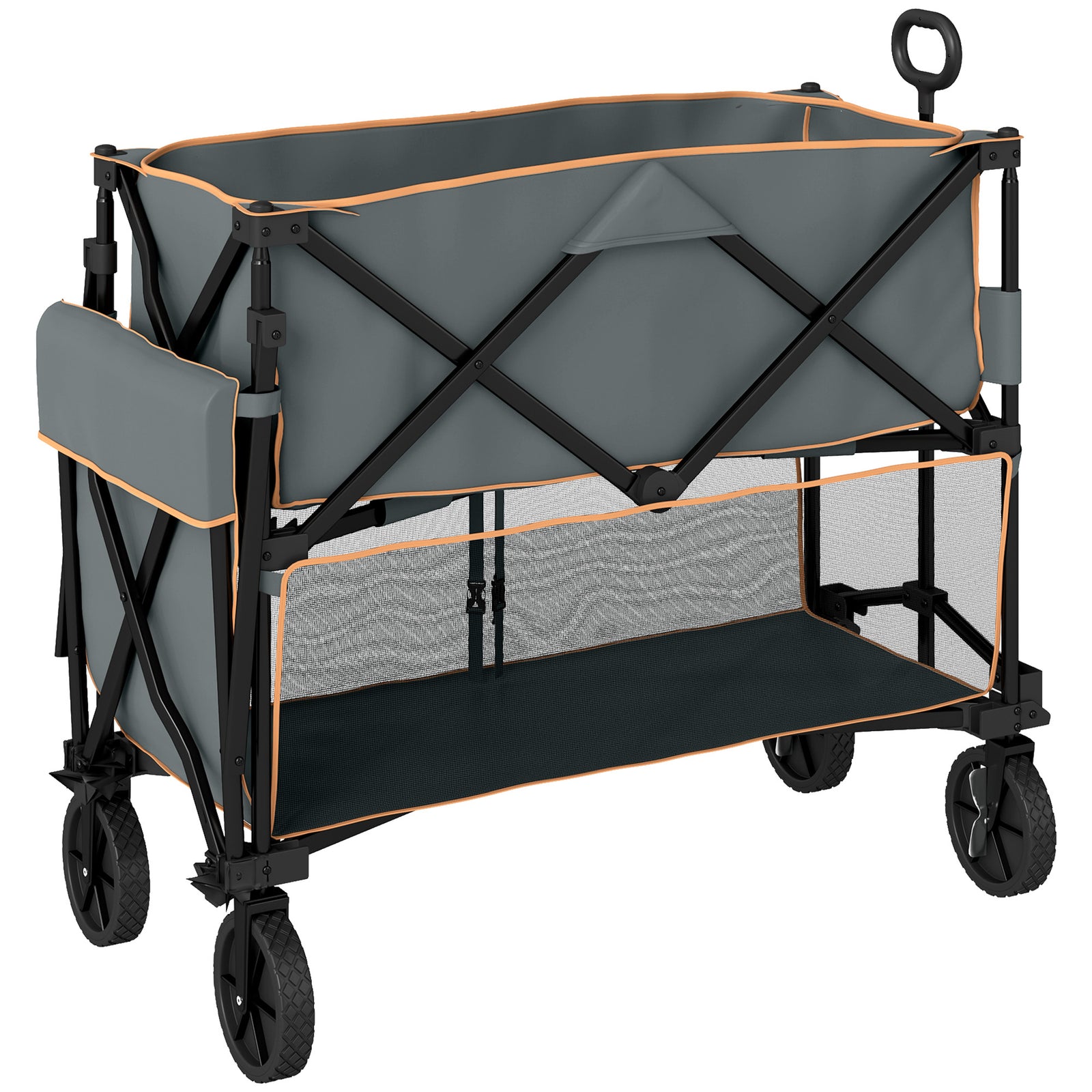 200kg Double Decker Trolley, 350l Capacity | Gray