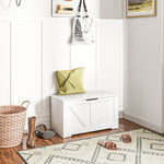 Storage Trunk For Living Room, With Safety Hinges 80cm | One Size | White