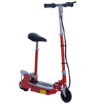 Foldable Powered Scooter With Adjustable Seat And Brake | Red
