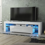 Aria Tv Unit 160cm With Led Lights | White