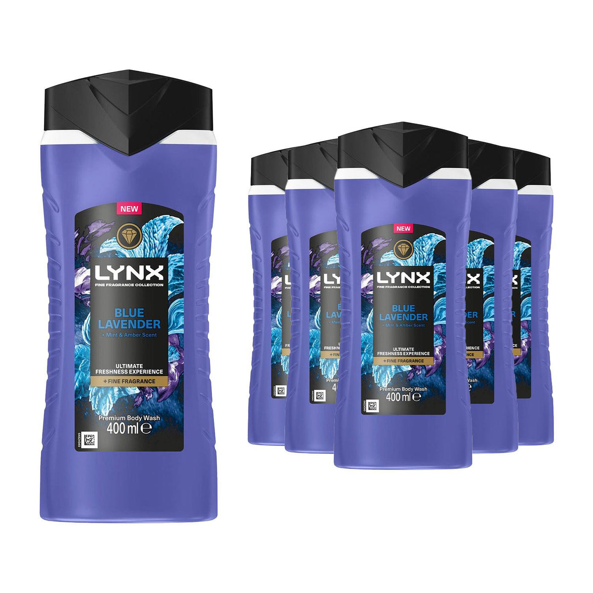Blue Lavender Body Wash With 12hrs Of Freshness For Men 400ml | Set of 24