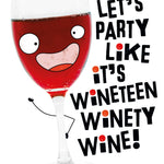 Wine' Birthday Card Official Product