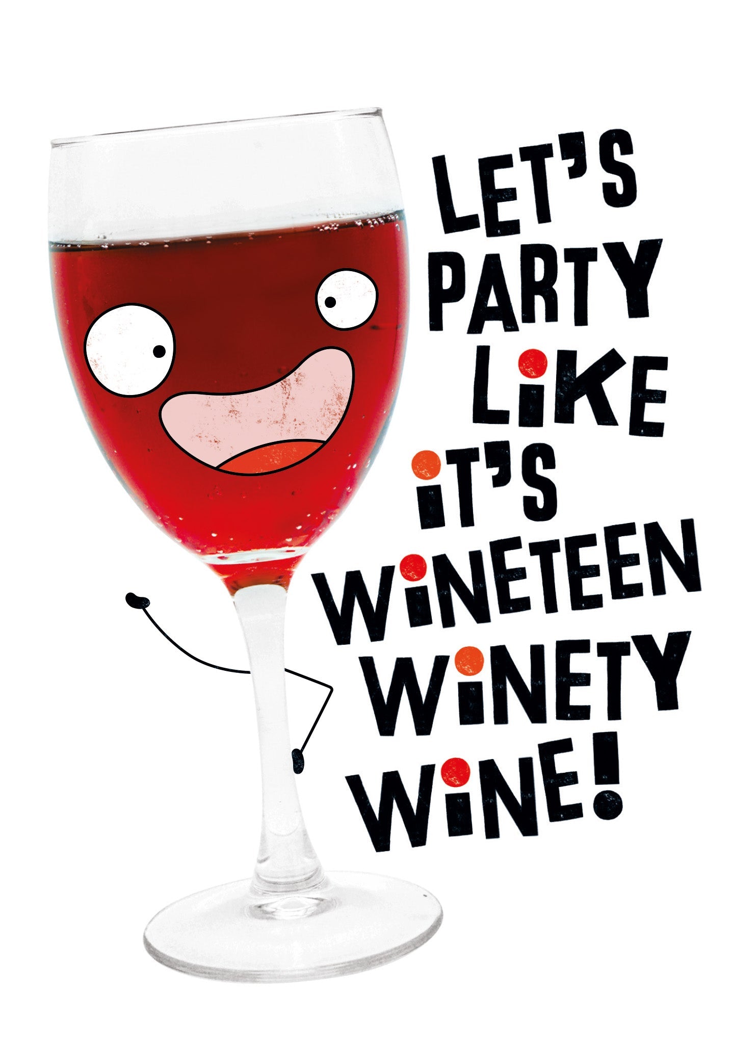 Wine' Birthday Card Official Product
