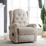 Crawley Electric Riser Recliner With Massage And Heat | Beige