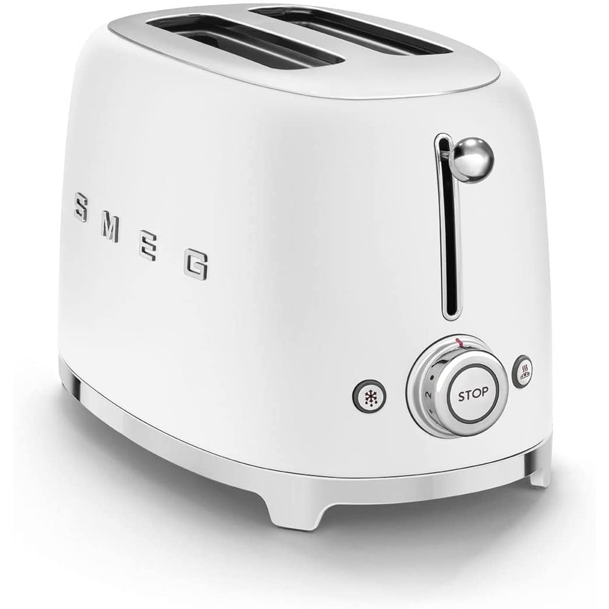 Tsf01 2 Slice Toaster With Bun Warmer Set | White