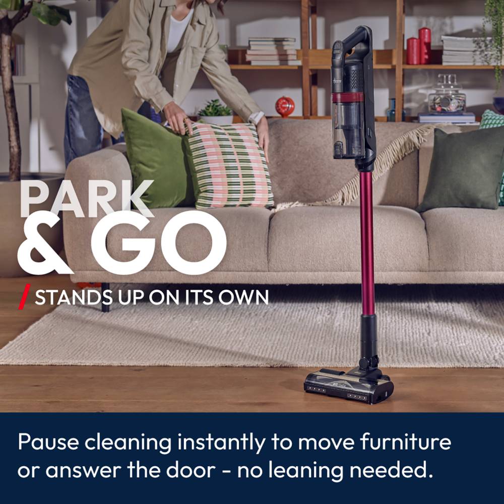200w Cordless Stick Vacuum Cleaner With Anti-tangle Brush, Led Floor Lights, 50-min Runtime, Detachable Battery & Handheld Mode