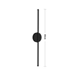 Minimalistic Linear Led Wall Sconce For Living Room Bedroom | Warm