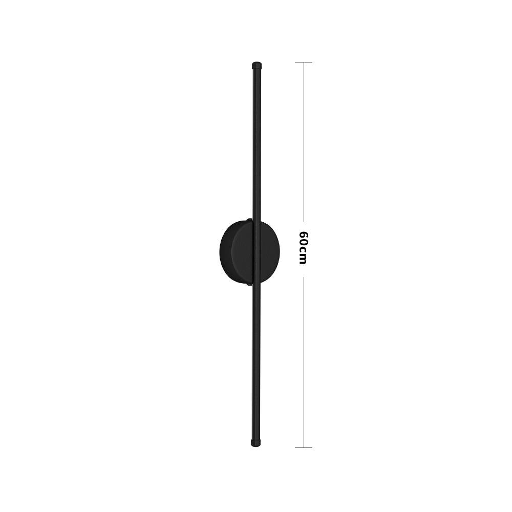 Minimalistic Linear Led Wall Sconce For Living Room Bedroom | Warm