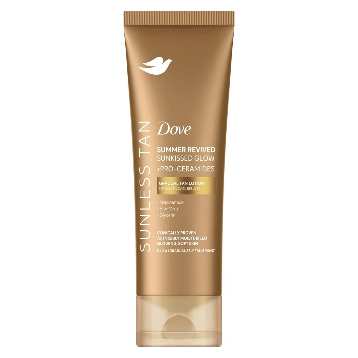 Summer Revived Tanning Lotion, Medium To Dark Sunkissed Glow, 200ml | Set of 1