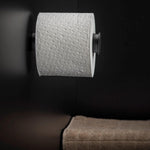 Toilet Roll Holder, Black Matt, Wall-mounted, 12,5 Cm. Collection Bwc