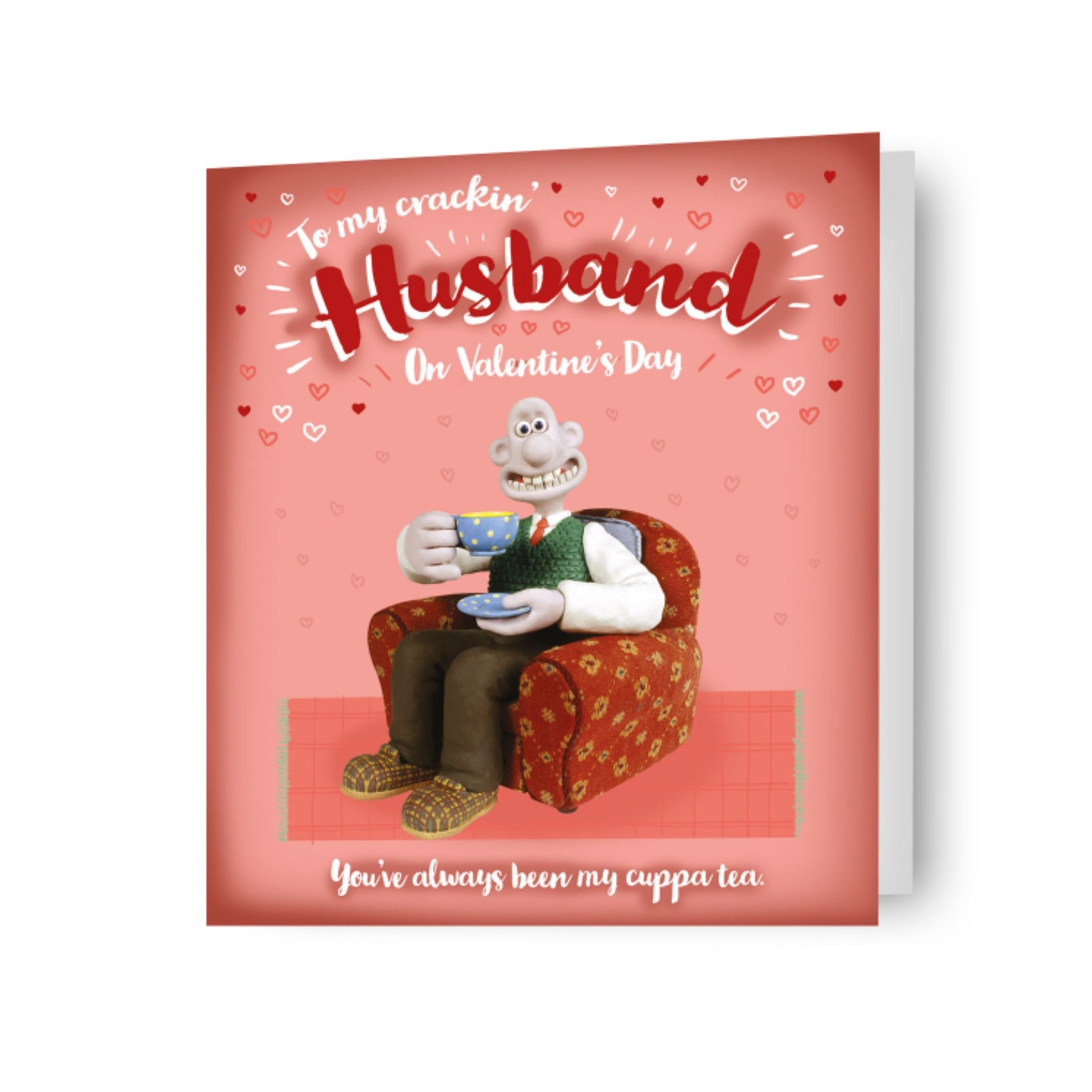 Wallace and Gromit Crackin' Husband' Valentine's Day Card Official Product