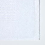 Imperial Plain Turkish Cotton Bath Mat | 50 x 80cm | White