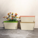 3 Pcs Self Watering Plant Pots W/ Visual Water Level Window